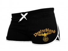Frauen - Shorts Reichsadler - Deutschland - gold Frauen - Shorts Reichsadler - Deutschland - gold
