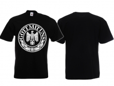 Frauen T-Shirt - Gott mit uns - schwarz/weiß Frauen T-Shirt - Gott mit uns - schwarz/weiß