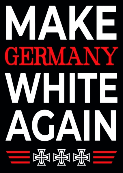Make Germany White Again - Aufkleber Paket 100 Stück Make Germany White Again - Aufkleber Paket 100 Stück