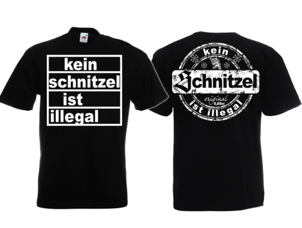 T-Hemd - Kein Schnitzel ist Illegal T-Hemd - Kein Schnitzel ist Illegal