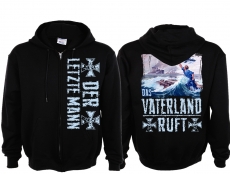 Frauen Kapuzenjacke - Der letzte Mann - Motiv 2 Frauen Kapuzenjacke - Der letzte Mann - Motiv 2