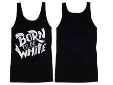Muskelshirt/Tank Top - Born to be white - Logo Muskelshirt/Tank Top - Born to be white - Logo