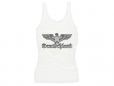 Frauen Top - Reichsadler - weiß/Silber Frauen Top - Reichsadler - weiß/Silber