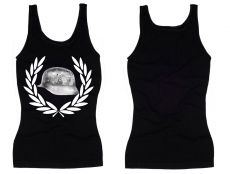 Frauen Top - Der Stahlhelm - schwarz Frauen Top - Der Stahlhelm - schwarz