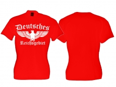 Frauen T-Shirt - Deutsches Reichsgebiet - rot Frauen T-Shirt - Deutsches Reichsgebiet - rot
