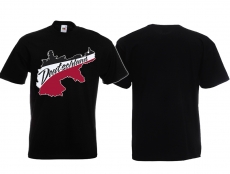 Frauen T-Shirt - Deutschland Karte Frauen T-Shirt - Deutschland Karte