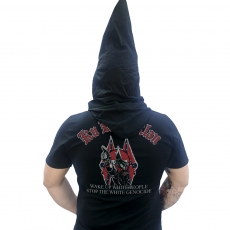 Premium Shirt - KKK mit Maskenfunktion - White Power - schwarz +++NUR NOCH WENIGE DA+++