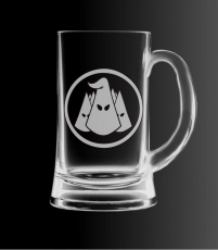 Bierkrüge aus Glas - KKK - Ku Klux Klan - Motiv 1+++NUR WENIGE DA+++