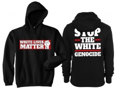 Kapuzenpullover - Stop the White Genocide Kapuzenpullover - Stop the White Genocide