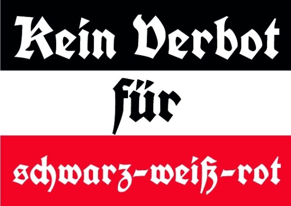 Kein Verbot für S-W-R - Aufkleber Paket 10 Stück Kein Verbot für S-W-R - Aufkleber Paket 10 Stück