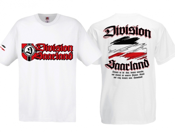 Frauen T-Shirt - Division Saarland - Weiß Frauen T-Shirt - Division Saarland - Weiß