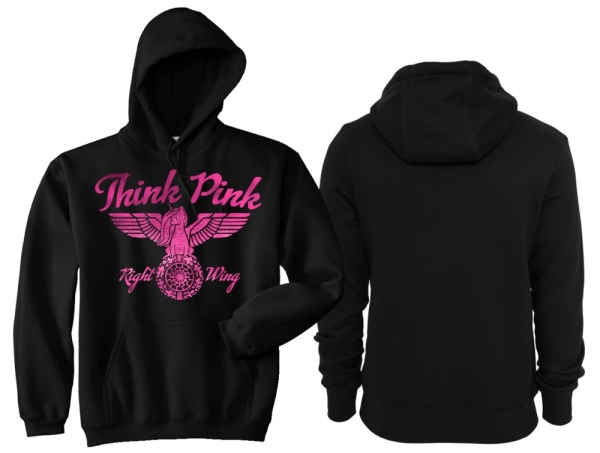 Frauen - Kapuzenpullover - Think Pink - Right Wing Frauen - Kapuzenpullover - Think Pink - Right Wing