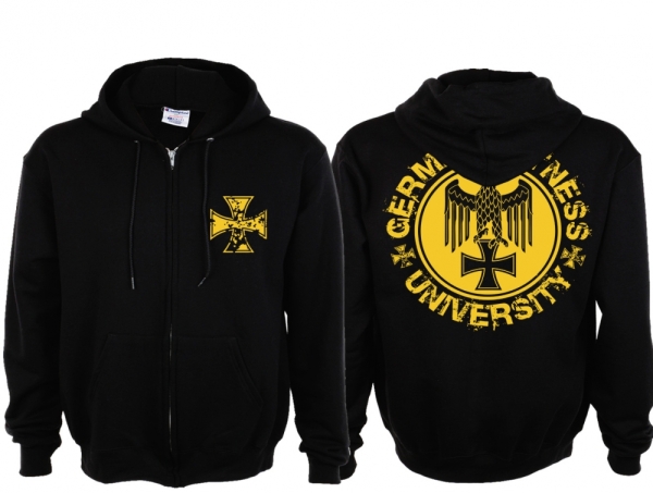 Frauen Kapuzenjacke - German Fitness University - Adler Frauen Kapuzenjacke - German Fitness University - Adler