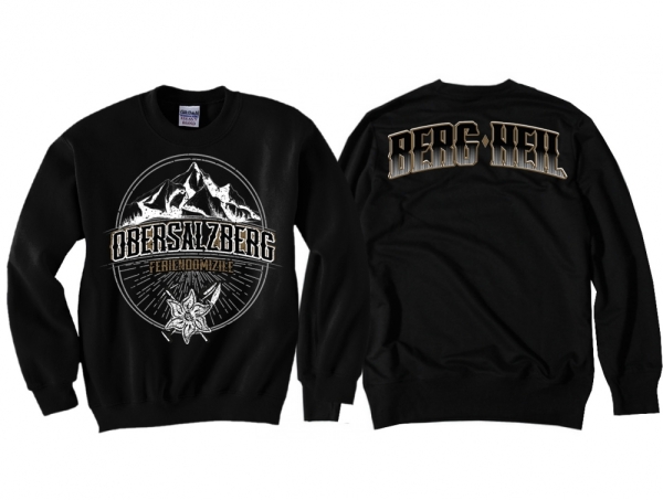 Pullover - Berg Heil - schwarz Pullover - Berg Heil - schwarz
