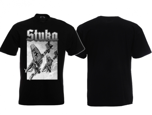 T-Hemd - Stuka Angriff - schwarz T-Hemd - Stuka Angriff - schwarz
