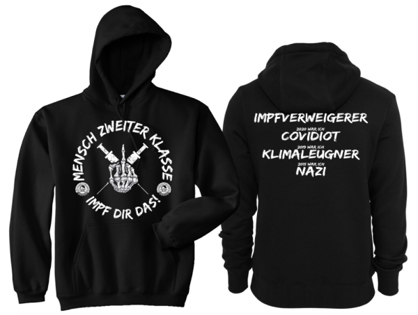 Kapuzenpullover - Impf dir das Kapuzenpullover - Impf dir das