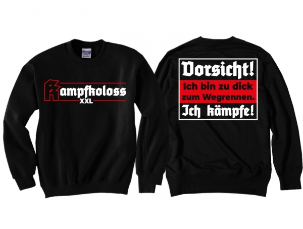 Pullover - Kampfkoloss - Ich kämpfe - Motiv 2 Pullover - Kampfkoloss - Ich kämpfe - Motiv 2