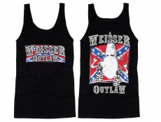 Muskelshirt/Tank Top - Weisser Outlaw Muskelshirt/Tank Top - Weisser Outlaw