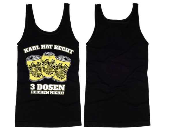 Muskelshirt/Tank Top - Karl hat Recht - 3 Dosen reichen nicht - Reichsbräu Muskelshirt/Tank Top - Karl hat Recht - 3 Dosen reichen nicht - Reichsbräu