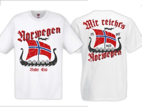 Frauen T-Shirt - Mir reichts ich geh nach Norwegen - weiß Frauen T-Shirt - Mir reichts ich geh nach Norwegen - weiß