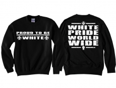 Pullover - Proud to be White - schwarz/weiß Pullover - Proud to be White - schwarz/weiß