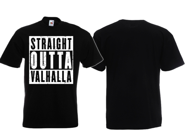 Frauen T-Shirt - Straight Outta Valhalla Frauen T-Shirt - Straight Outta Valhalla