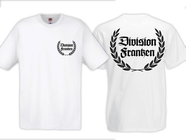 Frauen T-Shirt - Division Franken - klassisch - weiss - Motiv 1 Frauen T-Shirt - Division Franken - klassisch - weiss - Motiv 1