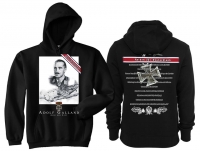 Frauen - Kapuzenpullover - Helden für Deutschland - Adolf Galland - schwarz Frauen - Kapuzenpullover - Helden für Deutschland - Adolf Galland - schwarz