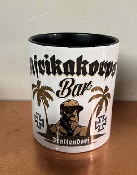 Tasse - schwarz - Afrikakorps Bar Brattendorf Tasse - schwarz - Afrikakorps Bar Brattendorf