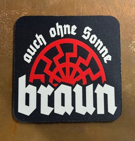 Getränkeuntersetzer - Auch ohne Sonne braun Getränkeuntersetzer - Auch ohne Sonne braun