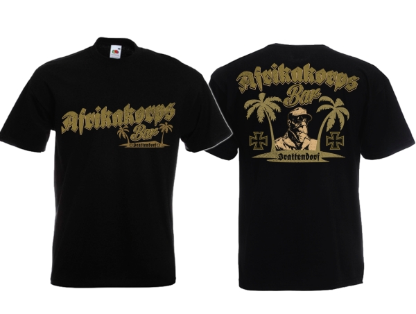 Frauen T-Shirt - Afrikakorps Bar Brattendorf - schwarz Frauen T-Shirt - Afrikakorps Bar Brattendorf - schwarz