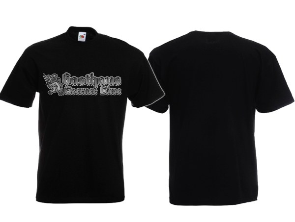 Frauen T-Shirt - Eiserner Löwe - Logo - Frontdruck - schwarz Frauen T-Shirt - Eiserner Löwe - Logo - Frontdruck - schwarz