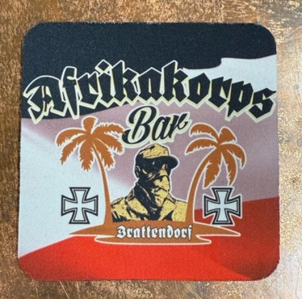 Getränkeuntersetzer - Afrikakorps Bar Brattendorf Getränkeuntersetzer - Afrikakorps Bar Brattendorf