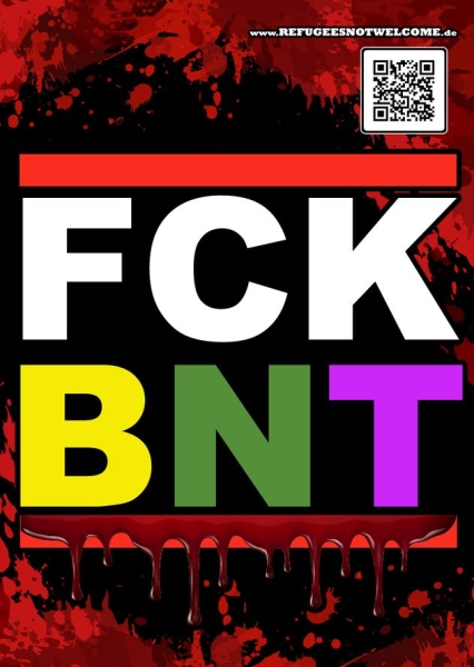 FCK BUNT - Aufkleber Paket 10 Stück FCK BUNT - Aufkleber Paket 10 Stück