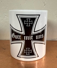 Tasse - Eisernes Kreuz - Gott mit uns