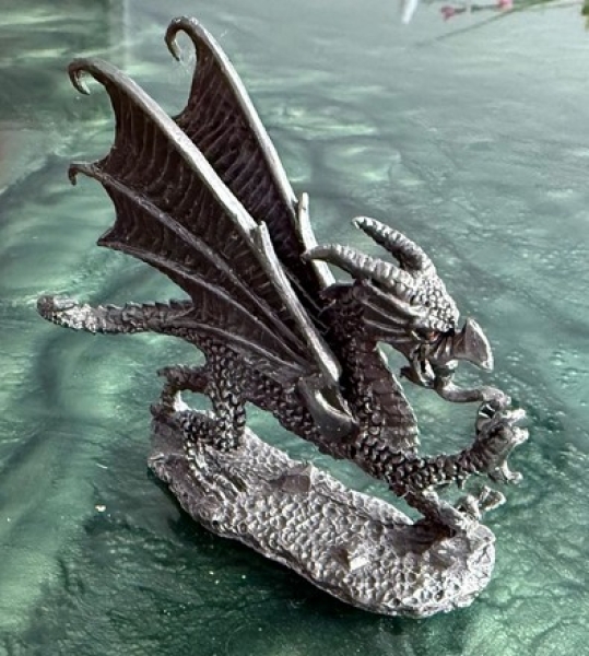 Zinn Figur - Drache - 9 - DeAgostini +++EINZELSTÜCK+++