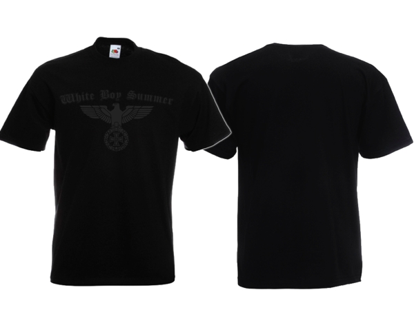 T-Hemd - White Boy Summer - twotone - schwarz/schwarz