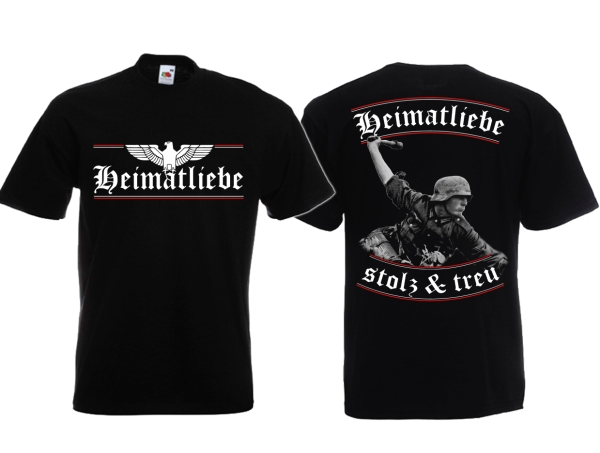 T-Hemd - Heimatliebe - stolz & treu - Motiv 1 T-Hemd - Heimatliebe - stolz & treu - Motiv 1