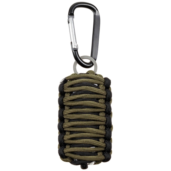 Survival Set - Parachute Cord - oliv/schwarz