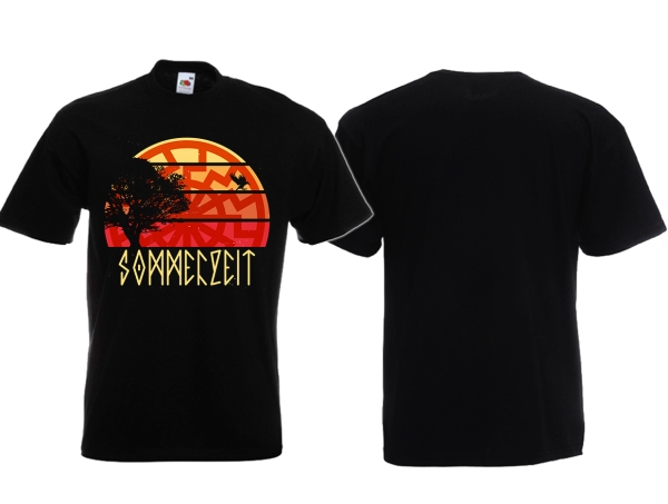 T-Hemd - Sommerzeit - Schwarze Sonne T-Hemd - Sommerzeit - Schwarze Sonne