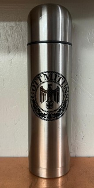 Edelstahl Thermoflasche - Gott mit uns - 750ml