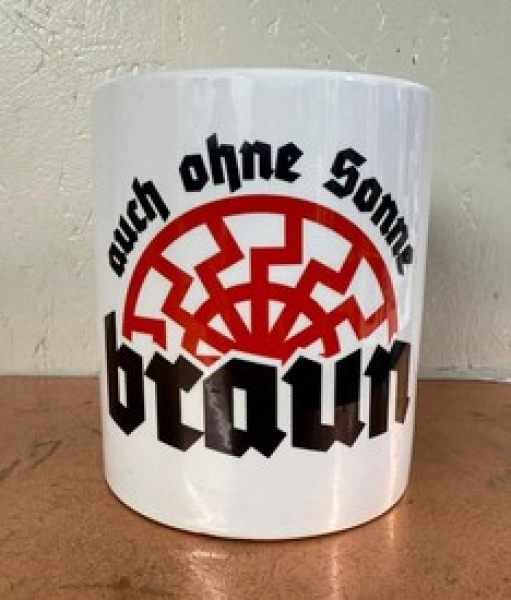 Tasse - Jumbo XXL - Auch ohne Sonne braun