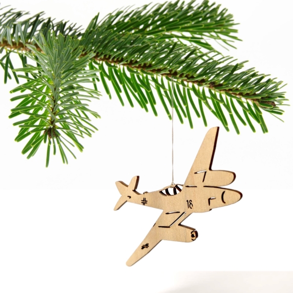 Julfest - Weihnachtsbaumschmuck - Me 262 - 5er Pack