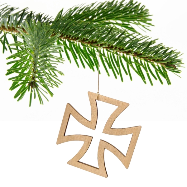 Julfest - Weihnachtsbaumschmuck - Eisernes Kreuz - 5er Pack
