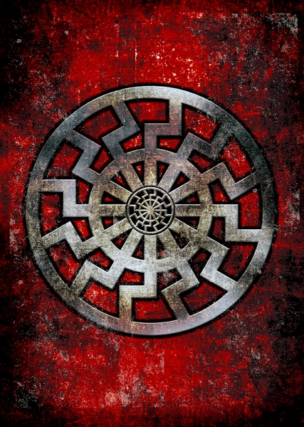 Poster - Kunstdruck - Schwarze Sonne - 48x33cm