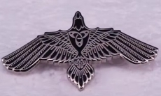 Pin - Germanischer Rabe Pin - Germanischer Rabe