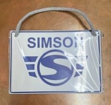 Hängeschild - Simson Hängeschild - Simson