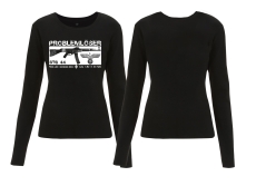Frauen - Sweatshirt - Problemlöser - schwarz