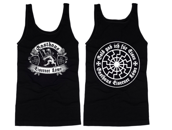 Muskelshirt/Tank Top - Eiserner Löwe - Gold gab ich für Eisen - schwarz