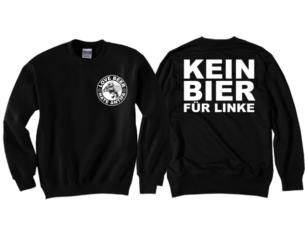 Pullover - Love Beer - Hate Antifa